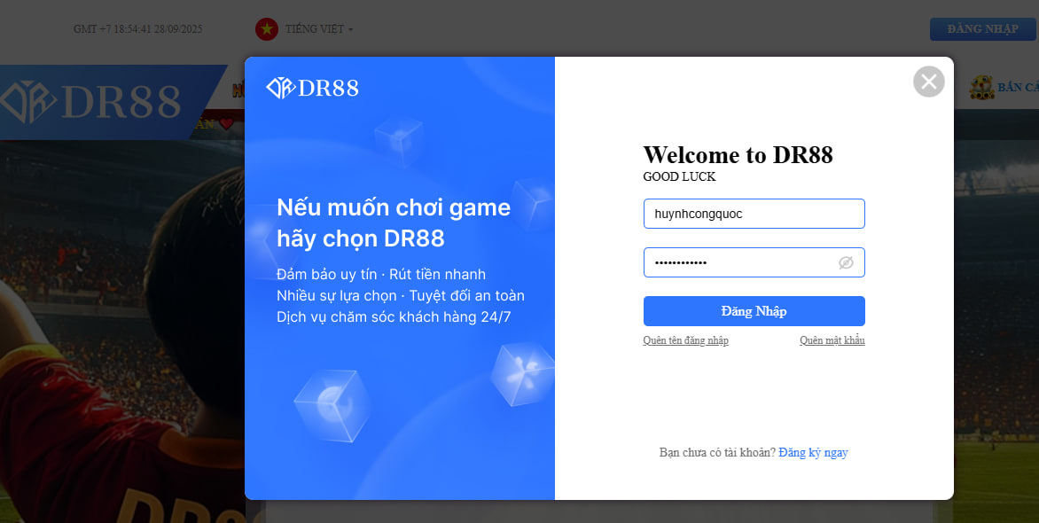 Truy cập chính xác vào link https://dr88.london/ để được chuyển sang sảnh cược DR88 chính thức năm 2025