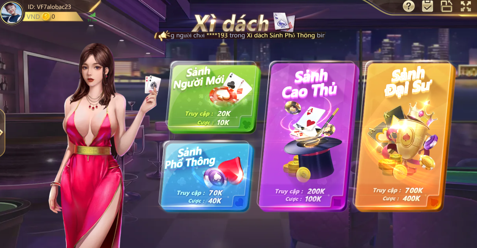 Các nhà cung cấp tại sảnh game bài DR88